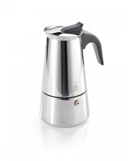 GEFU 16160 manual coffee maker Moka pot Stainless steel