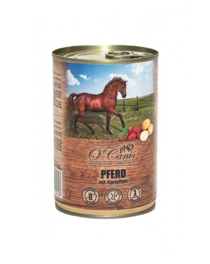 O'CANIS canned dog food- wet food- horse meat with potato - 400 g