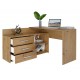 Topeshop DANY ARTISAN KPL computer desk Oak colour