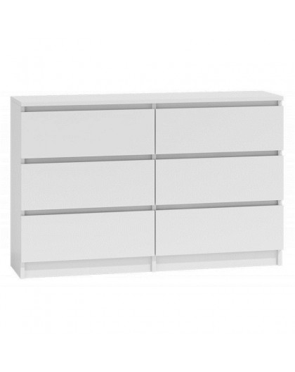 Topeshop M6 120 BIEL 2X3 chest of drawers