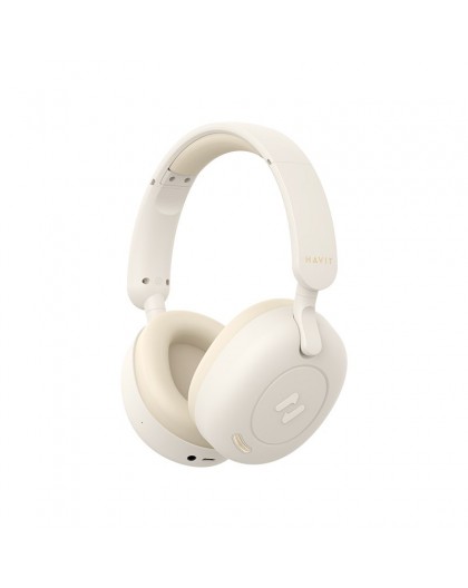 Havit H655BT - Bluetooth wireless headphones, beige