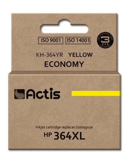 Actis KH-364YR Ink (replacement for HP 364XL CB325EE Standard 12 ml yellow)