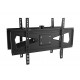 Uchwyt Maclean, Uniwersalny, Na dwa telewizory, Przód/tył, 23-70", Max vesa 600x400, PROFI MARKET SYSTEM, Czarny, 50kg, MC-703
