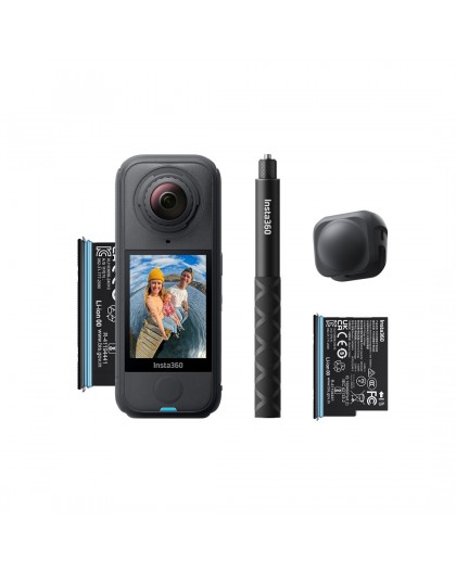 Insta360 X4 Air Starter Bundle – 360° spherical camera with accessory kit