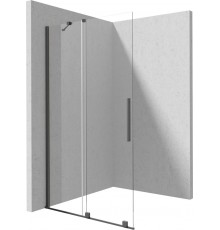 Sliding walk-in shower wall 80 cm