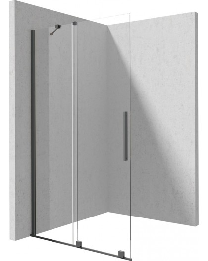 Sliding walk-in shower wall 80 cm