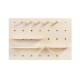 Maclean wooden board organizer, light wood color, 40x60 cm, max. 20 kg, MC-130 WD