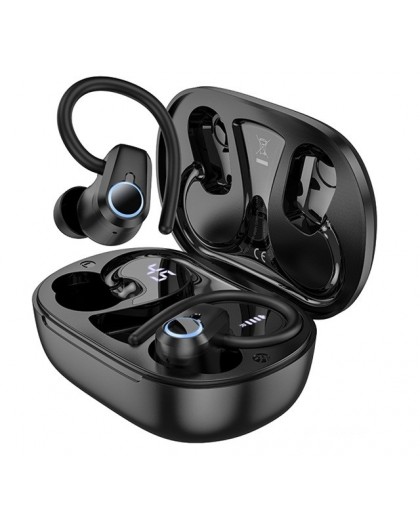 Hoco EQ8 Pure Joy Headset Wireless In-Ear Calls/Music Bluetooth Black