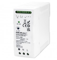 Qoltec Stable DIN Rail Power Supply with UPS Function | 60W