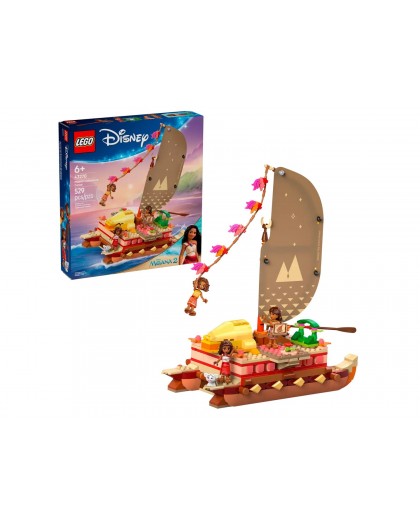 LEGO DISNEY 43270 Moana's Adventure Canoe