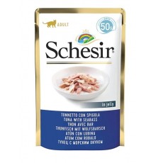 SCHESIR in jelly Tuna with seabass - wet cat food - 50 g