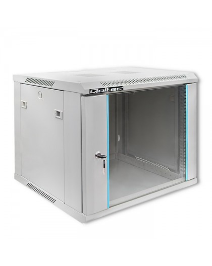 Qoltec 54486 RACK cabinet 19" | 9U | 600 x 500 x 600