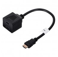 Lanberg AD-0019-BK video splitter HDMI 2x HDMI