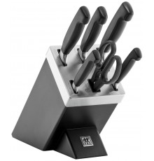 ZWILLING FOUR STAR 35145-007-0 kitchen knife/cutlery block set 7 pc(s) Black