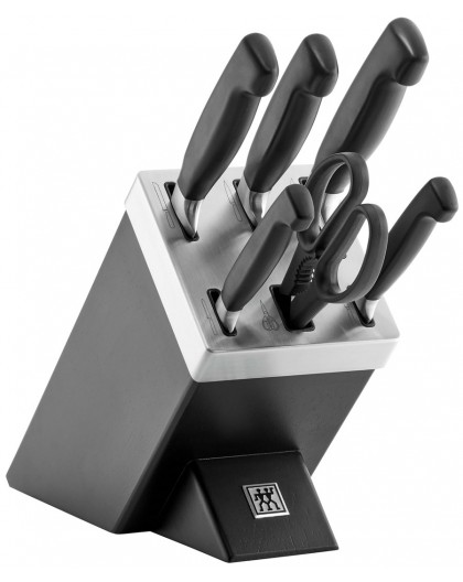 ZWILLING FOUR STAR 35145-007-0 kitchen knife/cutlery block set 7 pc(s) Black