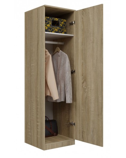Topeshop SD-50 SON KPL bedroom wardrobe/closet 5 shelves 1 door(s) Oak