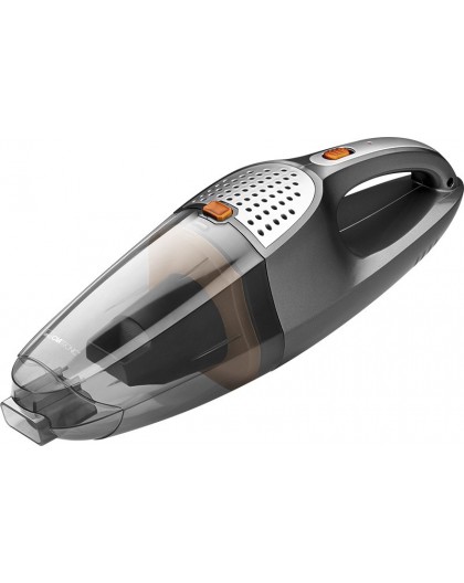 Clatronic AKS 832 handheld vacuum Black, Stainless steel, Transparent Bagless