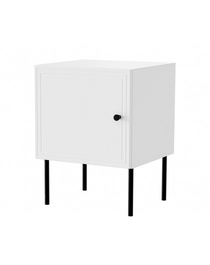 Bedside table 2 pcs PALAZZO BIS 45x39xH59 white matt