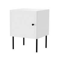 Bedside table 2 pcs PALAZZO BIS 45x39xH59 white matt