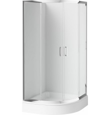 Semicircular shower enclosure 80x80 cm