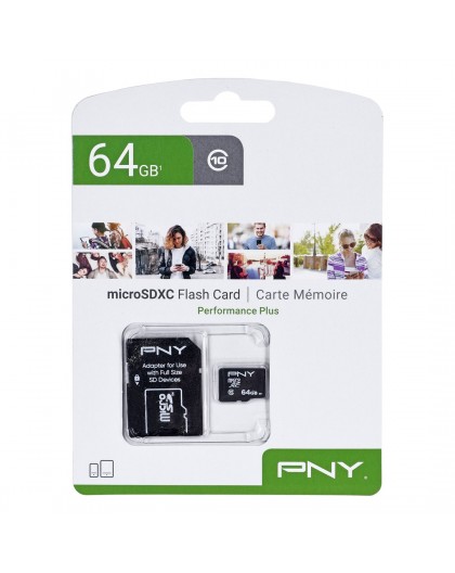 PNY Performance Plus 64 GB MicroSDXC Class 10