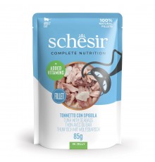SCHESIR in jelly Tuna with seabass - wet cat food - 85 g