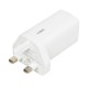 iBOX C-65 White, GaN 65W universal charger UK plug