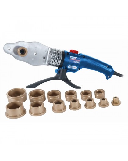 Dedra pipe welder for PVC 1500W with accessories and case