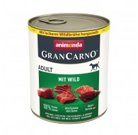 ANIMONDA GranCarno Adult Game - wet dog food - 800g