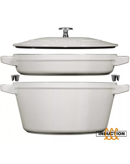 Staub La Cocotte Round Cast iron Casserole baking dish