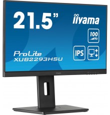 iiyama ProLite 21.5” IPS 3-side borderless monitor with USB hub, 100Hz refresh rate and height-adjustable stand