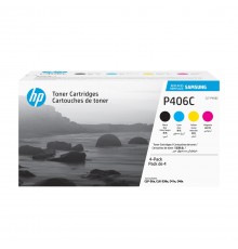 Samsung CLT-P406C 4-pack Cyan/Magenta/Yellow/Black Original Toner Cartridge