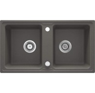 2-bowl granite sink