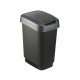 ROTHO Twist Silver - trash bin – 50l