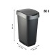 ROTHO Twist Silver - trash bin – 50l