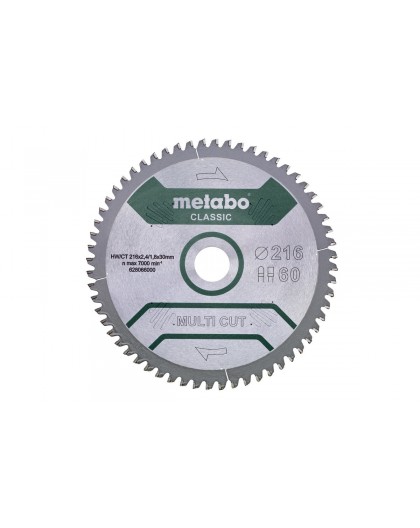 Metabo 628066000 circular saw blade 21.6 cm 1 pc(s)