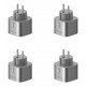 EcoFlow EFA-SMARTPLUG-EU-4P smart plug Home Silver