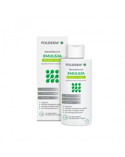 JM SANTE Poliderm - emulsion for inflammation-prone skin for dogs and cats – 140 ml