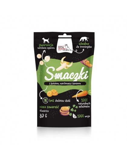 SYTA MICHA Vege treats with sweet potato, carrot and banana - dog treat - 80 g