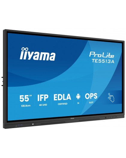 iiyama 55" Google EDLA Certified IFP - Interactive display for seamless integration and collaboration in education and enterpris