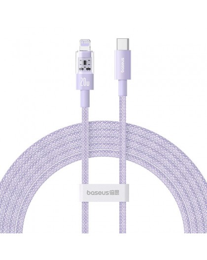 Baseus Gem USB-C to iP fast charging cable 2 m 20 W Purple