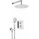 Concealed shower set with thermostatic BOX