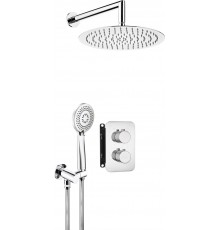 Concealed shower set with thermostatic BOX