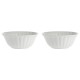 Set of 2 Ducale Salad Bowls - White, 23 cm