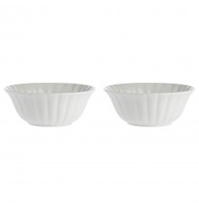 Set of 2 Ducale Salad Bowls - White, 23 cm