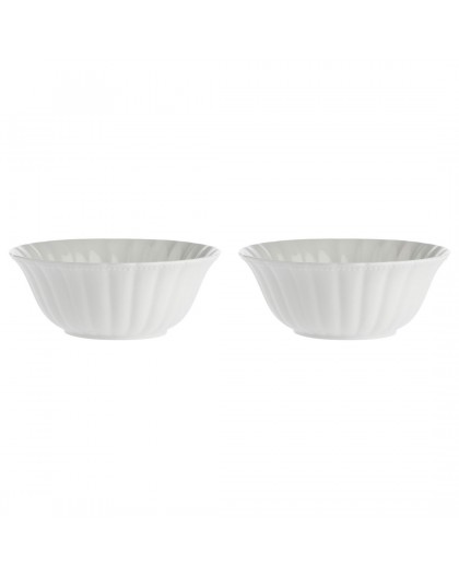 Set of 2 Ducale Salad Bowls - White, 23 cm