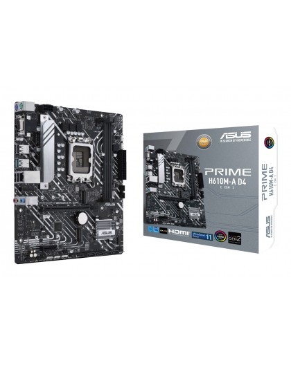 ASUS PRIME H610M-A D4-CSM Intel H610 LGA 1700 micro ATX