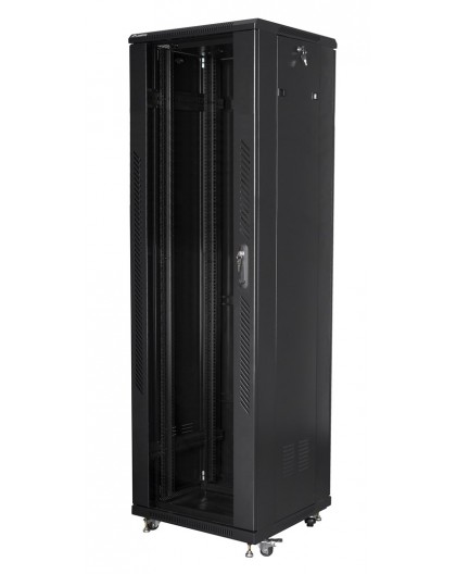 Lanberg FF01-6642-12B rack cabinet 42U Freestanding rack Black