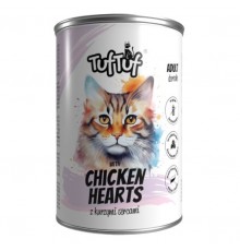 TUF TUF Meatloaf with chicken hearts - wet cat food - 400g