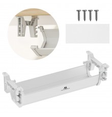 Maclean under-desk cable/extension organizer, max. load 5kg, white, MC-106 W